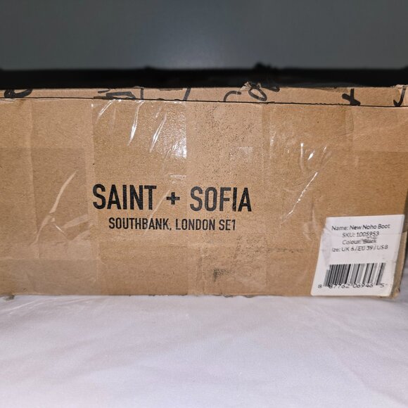 Saint + Sofia New Noho Boot in Black, US Women's Size 8, New in Box - Picture 12 of 13